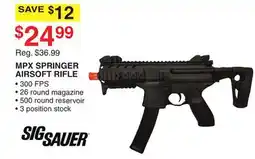 Dunham's Sports MPX SPRINGER AIRSOFT RIFLE offer