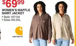 Dunham's Sports WOMEN'S WAFFLE SHIRT JACKET offer