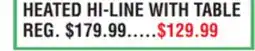 Dunham's Sports HEATED HI-LINE WITH TABLE offer