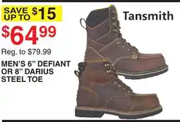 Dunham's Sports MEN'S 6 DEFIANT OR 8 DARIUS STEEL TOE offer