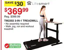 Dunham's Sports 3-IN-1 TREADMILL offer