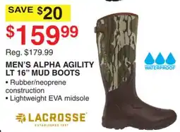Dunham's Sports LACROSSE MEN'S ALPHA AGILITY LT 16 MUD BOOTS offer