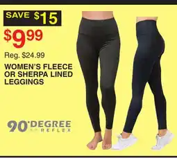 Dunham's Sports WOMEN'S FLEECE OR SHERPA LINED LEGGINGS offer