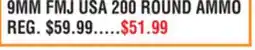 Dunham's Sports 9MM FMJ USA 200 ROUND AMMO offer