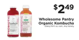 ShopRite Wholesome Pantry Organic Kombucha offer