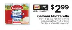 ShopRite Galbani Mozzarella offer
