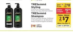 ShopRite TRESemmé Styling & Shampoo offer