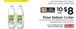 ShopRite Polar Seltzer 1-Liter offer