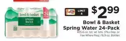 ShopRite Bowl & Basket Spring Water 24-Pack offer