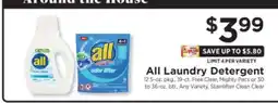 ShopRite all Laundry Detergent offer