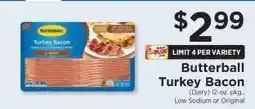 ShopRite Butterball Turkey Bacon offer