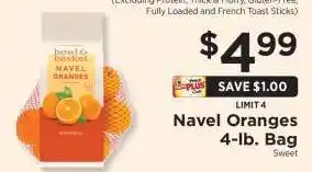 ShopRite Navel Oranges offer
