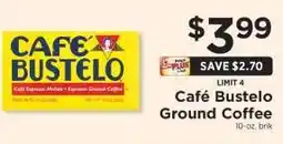 ShopRite Café Bustelo Ground Coffee offer