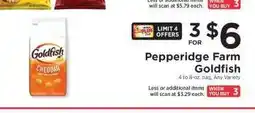 ShopRite Pepperidge Farm Goldfish offer