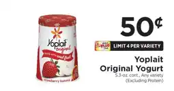 ShopRite Yoplait Original Yogurt offer