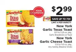 ShopRite New York Garlic Texas Toast offer