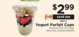 ShopRite Yogurt Parfait Cups offer