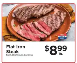 ShopRite Flat Iron Steak offer