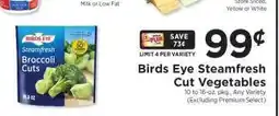 ShopRite Birds Eye Steamfresh Cut Vegetables offer