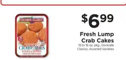 ShopRite Fresh Lump Crab Cakes offer