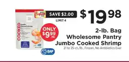 ShopRite Wholesome Pantry Jumbo Cooked Shrimp offer