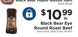ShopRite Black Bear Eye Round Roast Beef offer