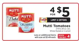 ShopRite Mutti Tomatoes offer