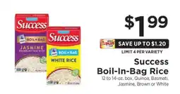ShopRite Success Boil-In-Bag Rice offer