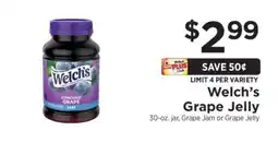 ShopRite Welch’s grape jelly offer