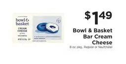 ShopRite Bowl & Basket Bar Cream Cheese offer