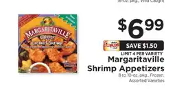 ShopRite Margaritaville Shrimp Appetizers offer