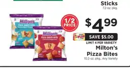 ShopRite Milton’s Pizza Bites offer