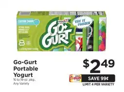 ShopRite GO-GURT Portable Yogurt offer