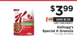ShopRite Kellogg’s Special K Granola offer