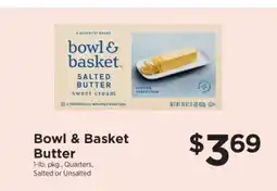 ShopRite Bowl & Basket Butter offer