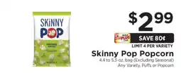 ShopRite Skinny Pop Popcorn offer