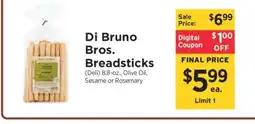 ShopRite Di Bruno Bros. Breadsticks offer