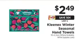 ShopRite Kleenex Winter Seasonal Hand Towels offer