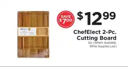 ShopRite ChefElect 2-Pc. Cutting Board offer