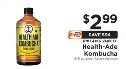 ShopRite Health-Ade Kombucha offer