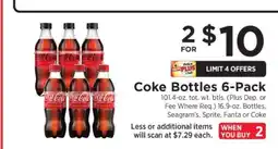 ShopRite Coke Bottles 6-Pack offer