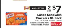 ShopRite Lance Sandwich Crackers 10-Pack offer