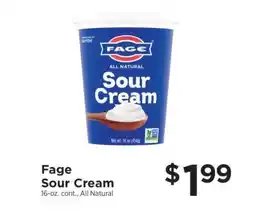 ShopRite Fage Sour Cream offer