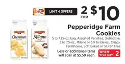 ShopRite Pepperidge Farm Cookies offer