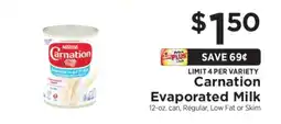 ShopRite Carnation Evaporated Milk offer
