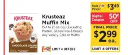 ShopRite Krusteaz Muffin Mix offer