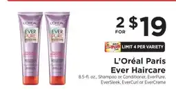 ShopRite L’Oréal Paris Ever Haircare offer
