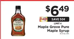 ShopRite Maple Grove Pure Maple Syrup offer