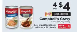 ShopRite Campbell's Gravy offer