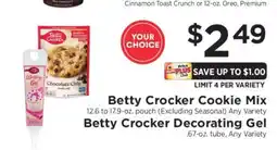 ShopRite Betty Crocker Cookie Mix or Decorating Gel offer